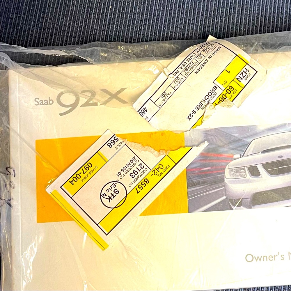 SAAB 9-2X manual / NEW